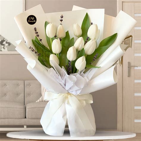 White Tulips Bouquet