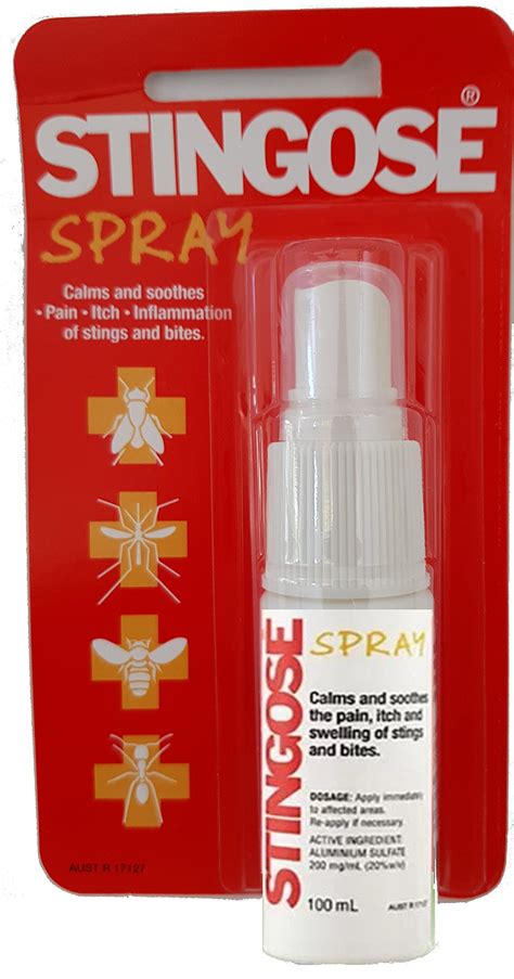 Buy Stingose Spray – Fast of Pain, Itch and Swelling from Insect Bug Bites and Stings. #1 in ...