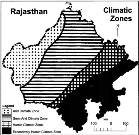 Dividing Rajasthan into climate zones, give their detailed discription. - Sarthaks eConnect ...