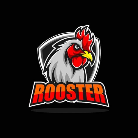 Premium Vector | Rooster mascot logo