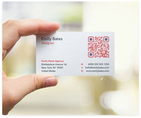 How to Use QR Codes on Business Cards - QR Code Generator | Qr code visitenkarte, Visitenkarten ...