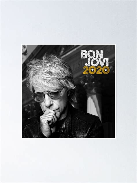 "Bon Jovi 2020 Album" Poster for Sale by gwcaemya | Redbubble