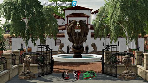 THE GODFATHER Mansion V1.0 FS22 Mod | Farming Simulator 22 Mod