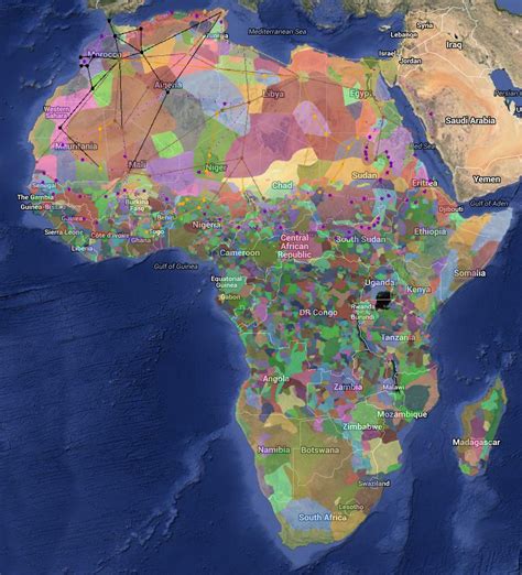 Map showing the immense cultural diversity of Africa : r/MapPorn