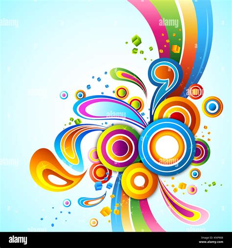 illustration of colorful abstract vector background Stock Photo - Alamy