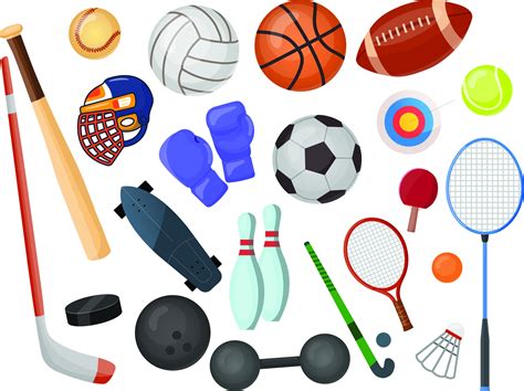 People Playing Sports Clipart Balls