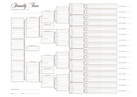 Printable Editable Family Tree Template - Printable Templates