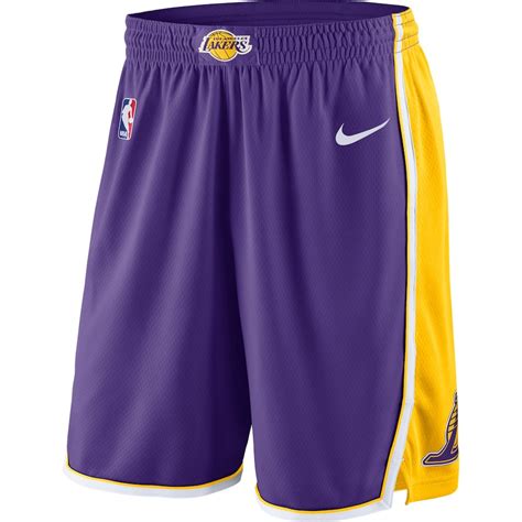 Nike Los Angeles Lakers Purple Statement Swingman Basketball Shorts