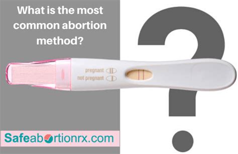 What is the most common abortion method?