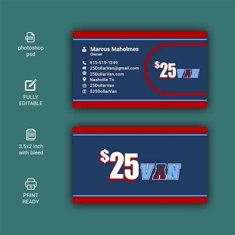 Premium PSD | Modern minimalist professional business card design