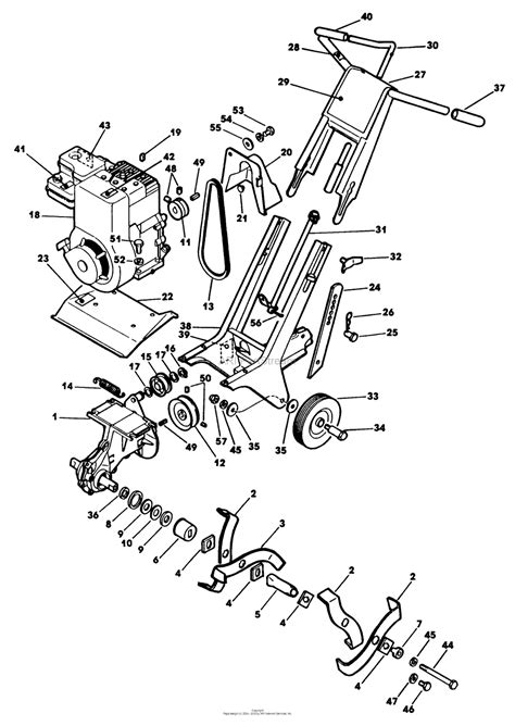 Lawn-Boy 51194, Tiller, 1989 (SN 900000001-999999999) Parts Diagram for ...