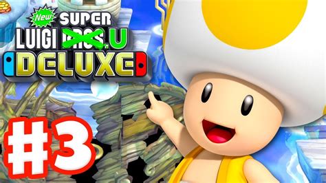 New Super Luigi U Deluxe - Gameplay Walkthrough Part 3 - Sparkling ...