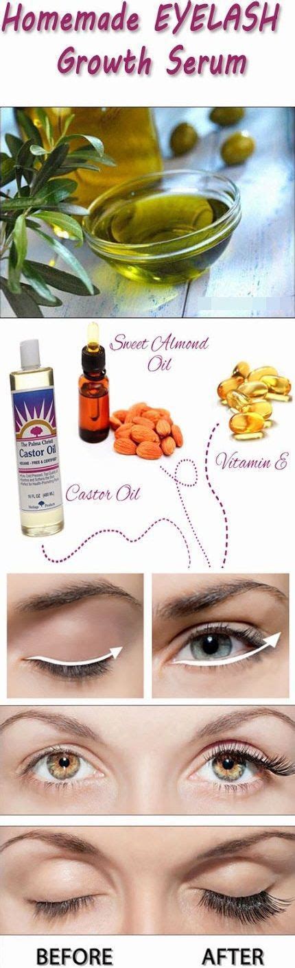 Grow lashes naturally. | Eyelash growth diy, Diy eyelash growth serum ...