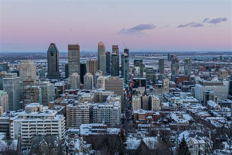 Montréal Winter Skyline Sunset | Montréal, Canada February 2… | Flickr