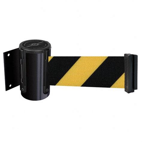 TENSABARRIER Retractable Belt Barrier, Yellow/Black Chevron - 3YJR5|896 ...