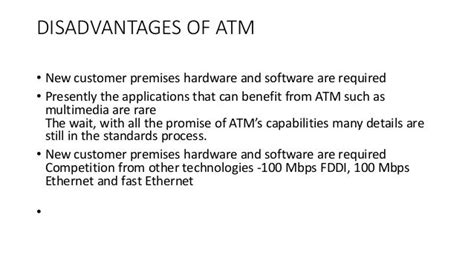 Security features of atm