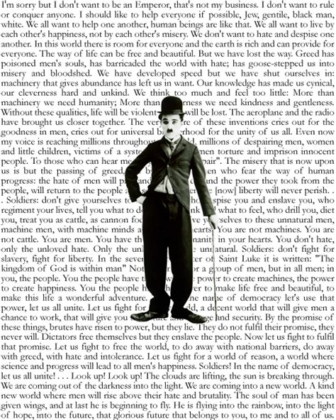 Charlie Chaplin Speech Quotes. QuotesGram