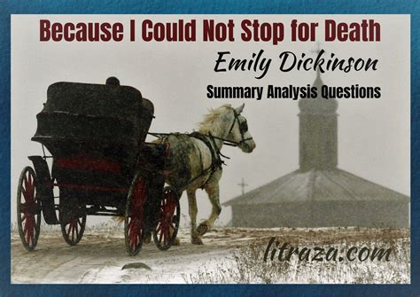 Because I Could Not Stop for Death by Emily Dickinson – Summary ...