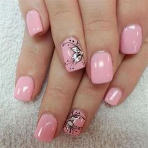 40 Cute Summer Nails Designs Ideas - WORLDSTYLISH | Pink nail art designs, Pink nail art, Flower ...