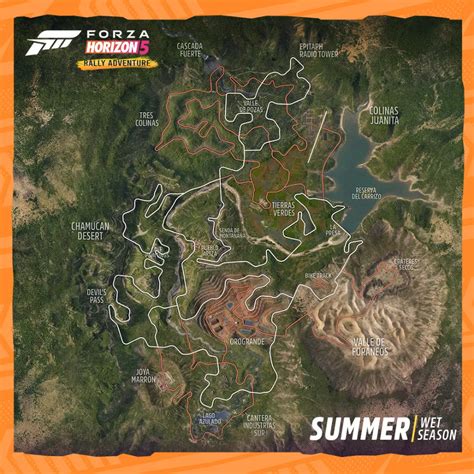 Forza Horizon 5 Rally Adventure Open World Map Revealed - GeeksAndGame Forza Horizon 5, Horizons ...