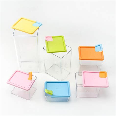 6pcs Stackable & Space Savvy Pocket Block Container - BuyBuy.lk