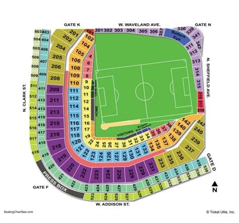 Wrigley Concert Seating Chart