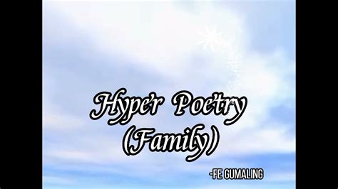 Hyper Poetry(Family) - YouTube