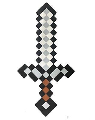 Minecraft Foam Iron Sword - Thinkgeek - 22”Length. Preowned - Cosplay ...