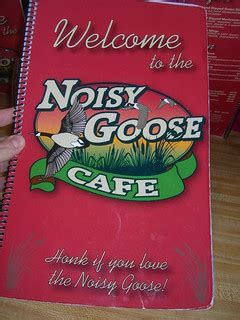 Noisy Goose Cafe Menu | Our first meal in Alaska at the cafe… | Flickr