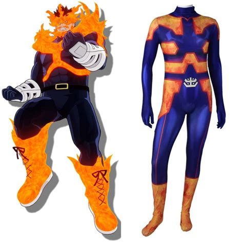 My Hero Academia Endeavor Cosplay Costume Outfits Jumpsuit | Lazada PH