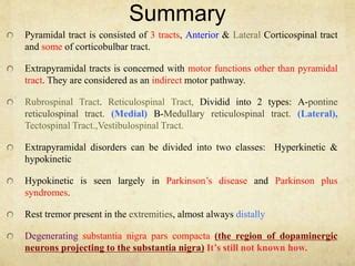 Extrapyramidal tract | PPT