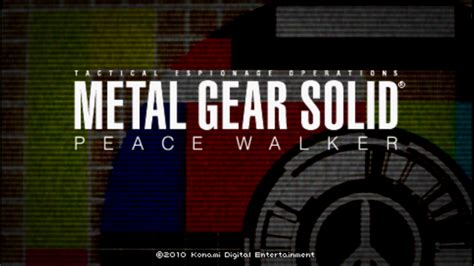 Metal Gear Solid Peace Walker PSP ISO For Android Free Download & PPSPP ...