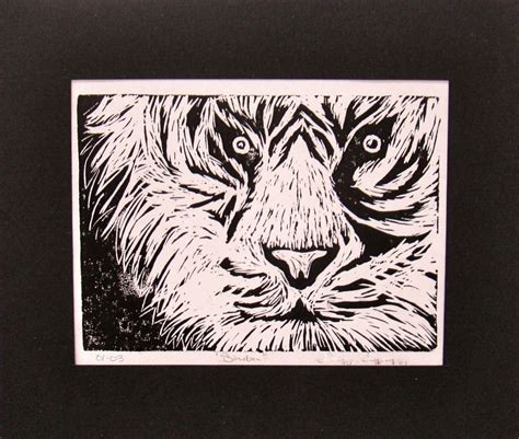 The smARTteacher Resource: Endangered Animal Lino Cut