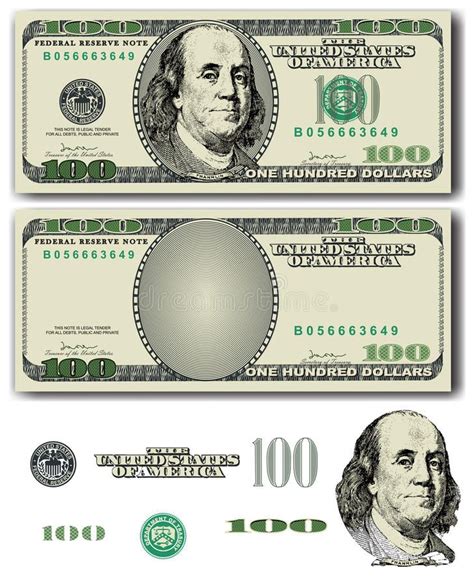 100 dollar bill vector – Artofit