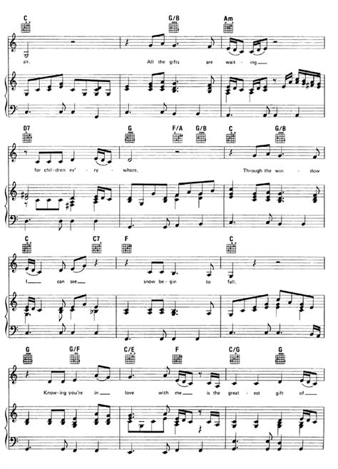 THE GREATEST GIFT OF ALL Piano Sheet music | Easy Sheet Music