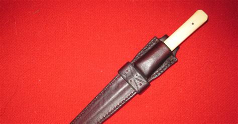 Leather from the Past: Sheath for a Dagger