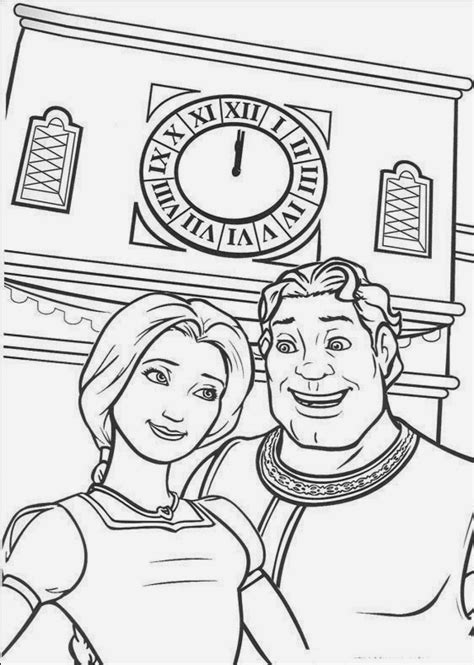 Cartoons Coloring Pages: Shrek Coloring Pages