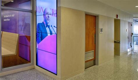 Crossville Northwestern University Walter Annenberg Hall interior porcelain tile hallway ...