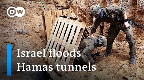 Israeli military confirms flooding of Hamas tunnels in Gaza