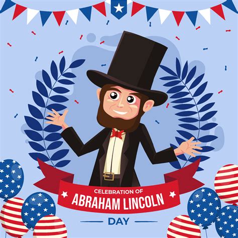 Celebration Of Abraham Lincoln Day 20482155 Vector Art at Vecteezy