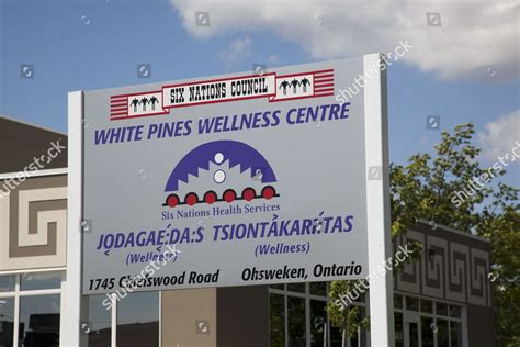 Iroquois Language Writen On Sign White Editorial Stock Photo - Stock ...