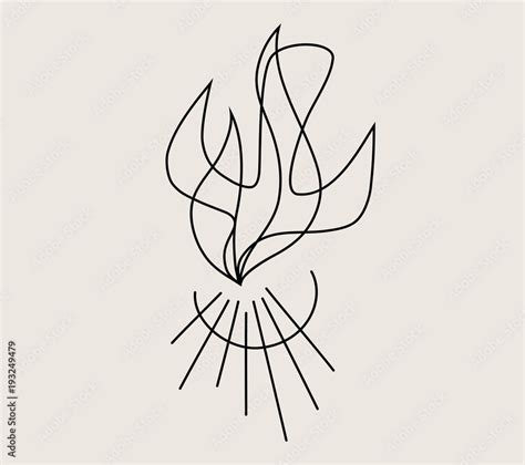 Holy Spirit Fire Clip Art