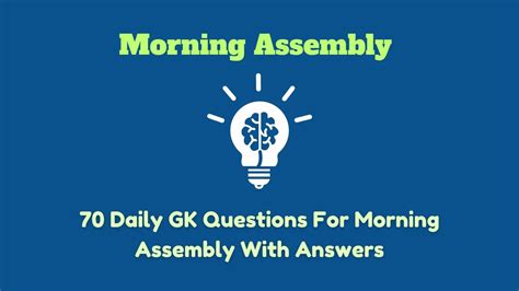 Themes for Morning Assembly in Schools - Daily School Assembly