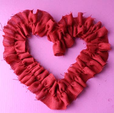 Burlap Heart Wreath | Skip To My Lou