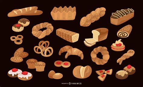 Bakery Vector Collection Vector Download