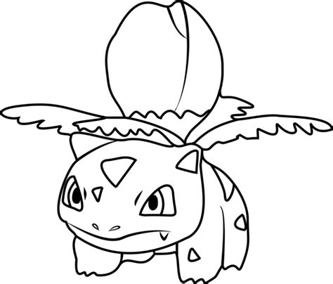 Pokemon Ivysaur Coloring Pages - Free Pokemon Coloring Pages