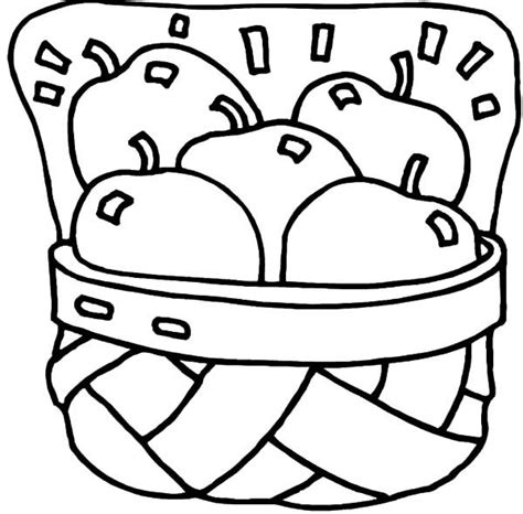 Pin on Apple Basket Coloring Pages