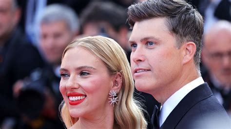 Scarlett Johansson and Colin Jost's son Cosmo is taking after dad in rare picture of private ...