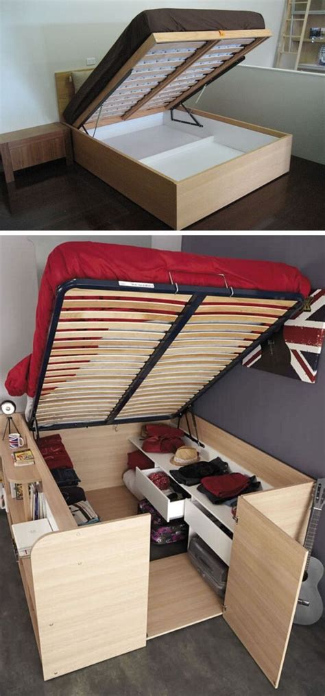 Diy Bed Frame Ideas With Storage : DIY King Size Bed Plans | King Size Farmhouse Storage bed ...