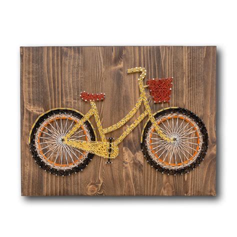 Bicycle String Art Kit Bike String Art Bike Decor Crafts - Etsy